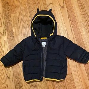 Baby Gap x Junk Food Black Batman Jacket !